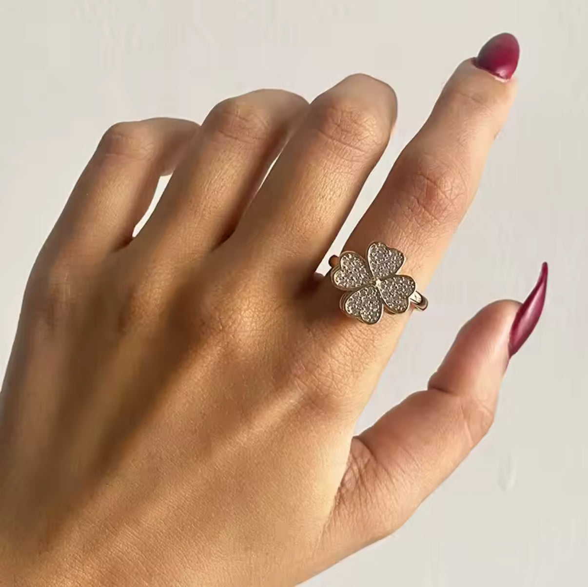 Anti-Stress Ring Kleeblatt