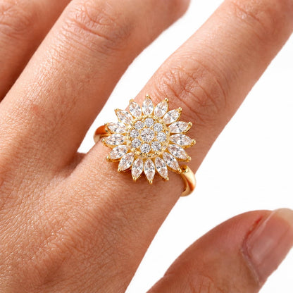 Anxiety ring flower magic