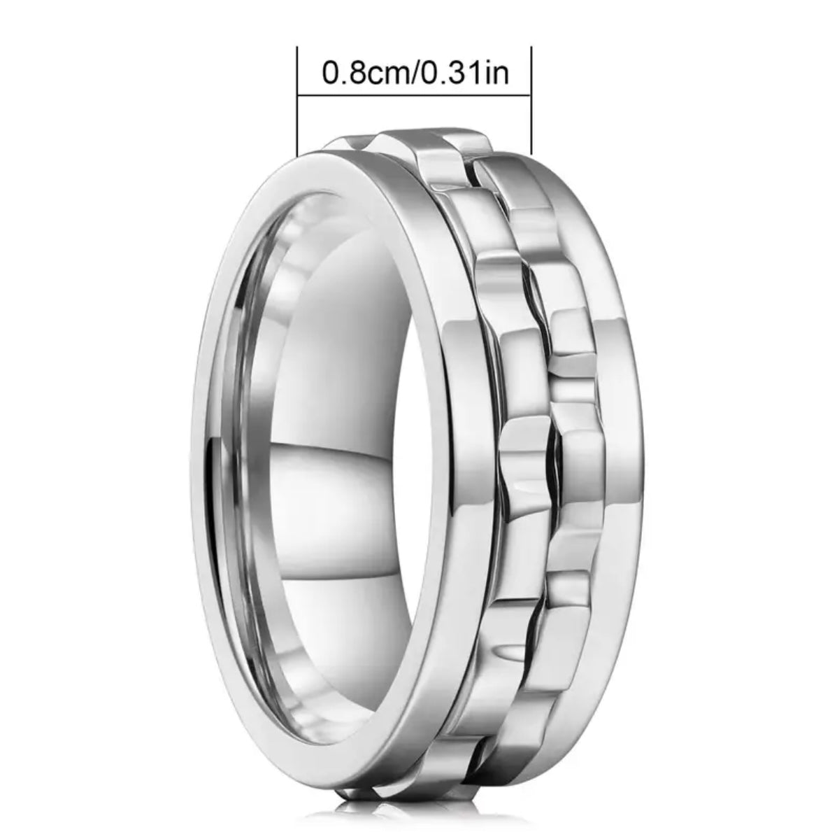 Rotating ring for men