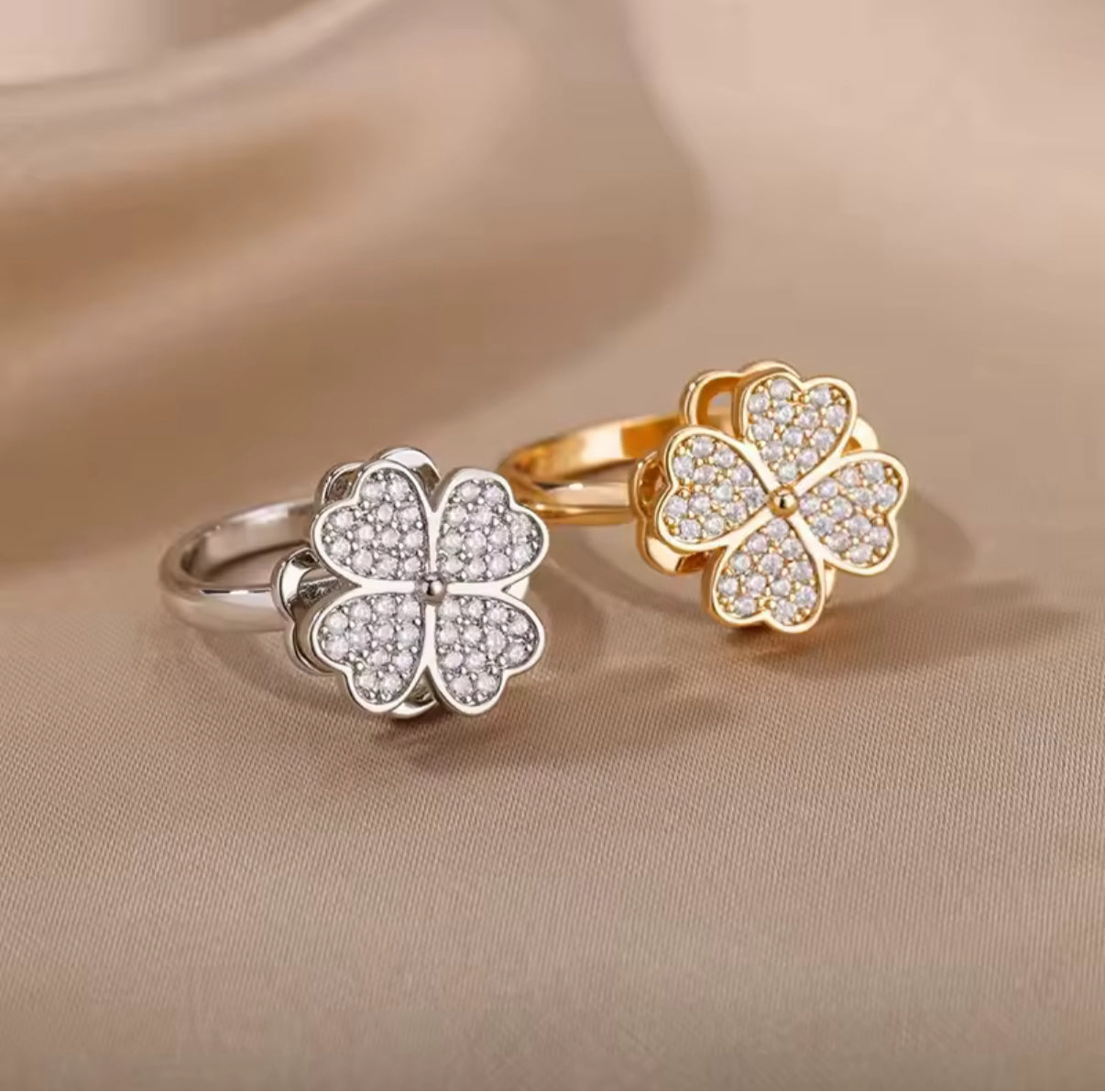 Anti-Stress Ring Kleeblatt