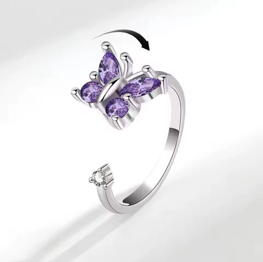 Anti-Stress Ring Schmetterlinge