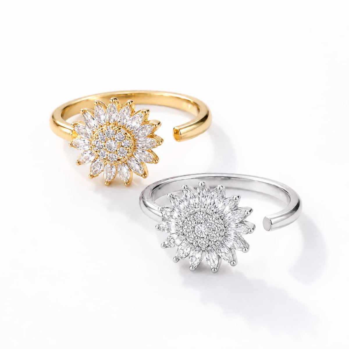 Anxiety ring flower magic